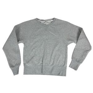 Alternative Apparel Gray Quilted Sleeve sweatshirt XS